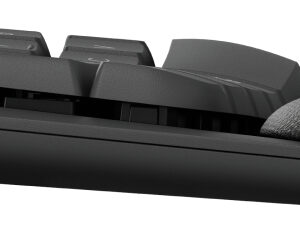 Logitech Wave Keys for Business, tastiera wireless ergonomica con supporto per i polsi imbottito, tecnologia Secure Logi Bolt, Bluetooth, compatibile con Windows/Mac/Chrome/Linux - Grafite