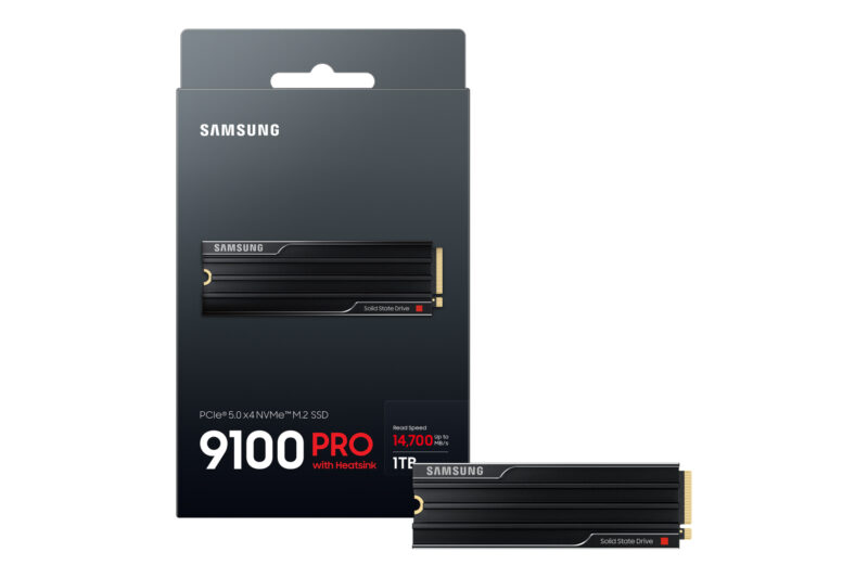Samsung 9100 PRO Heatsink PCIe® 5.0 NVMe™ M.2 SSD - 1 TB immagine gallery 3 Samsung 9100 PRO Heatsink PCIe® 5.0 NVMe™ M.2 SSD - 1 TB