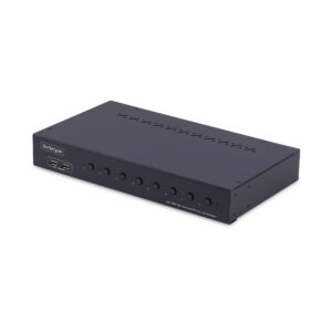 StarTech.com KVM Switch HDMI a 8 Porte con Kit Rack da 1U, 4K 60Hz HDMI 2.0, hub USB a 4 Porte, Commutazione con Tasti a Scelta Rapida, Indipendente dal SO, TAA
