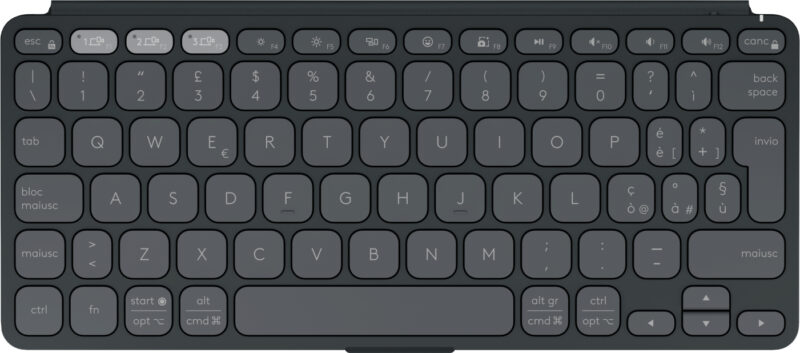 Logitech 920-012976 tastiera per dispositivo mobile QWERTY Italiano Bluetooth Grafite