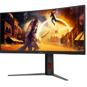 AOC G4 CU34G4 Monitor PC 86,4 cm (34") 3440 x 1440 Pixel Wide Quad HD LED Nero, Rosso