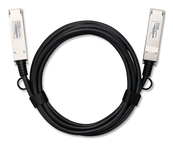 Zyxel DAC100G-3M-ZZ0101F cavo InfiniBand e in fibra ottica QSFP28 DAC Nero