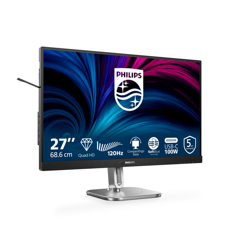 Philips 27B2U4601/00 Monitor PC 68,6 cm (27") 2560 x 1440 Pixel Quad HD LCD Grigio