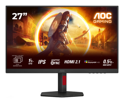 AOC G4 U27G4R Monitor PC 68,6 cm (27") 3840 x 2160 Pixel 4K Ultra HD LED Nero, Rosso
