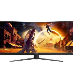 AOC G4 CU34G4 Monitor PC 86,4 cm (34") 3440 x 1440 Pixel Wide Quad HD LED Nero, Rosso