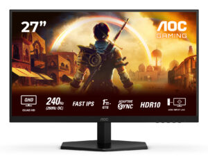 AOC G4 Q27G42ZE Monitor PC 68,6 cm (27") 2560 x 1440 Pixel Quad HD LCD Nero, Rosso