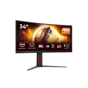 AOC G4 CU34G4 Monitor PC 86,4 cm (34") 3440 x 1440 Pixel Wide Quad HD LED Nero, Rosso