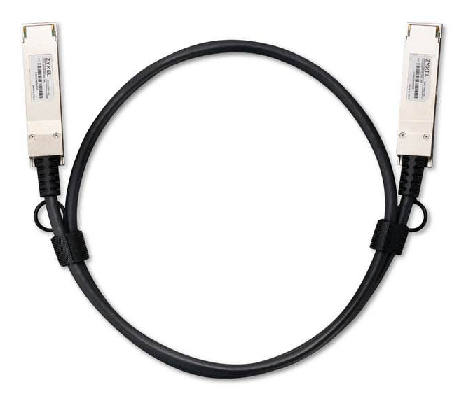 Zyxel DAC100G-1M-ZZ0101F cavo InfiniBand e in fibra ottica QSFP28 DAC Nero immagine principale Zyxel DAC100G-1M-ZZ0101F cavo InfiniBand e in fibra ottica QSFP28 DAC Nero