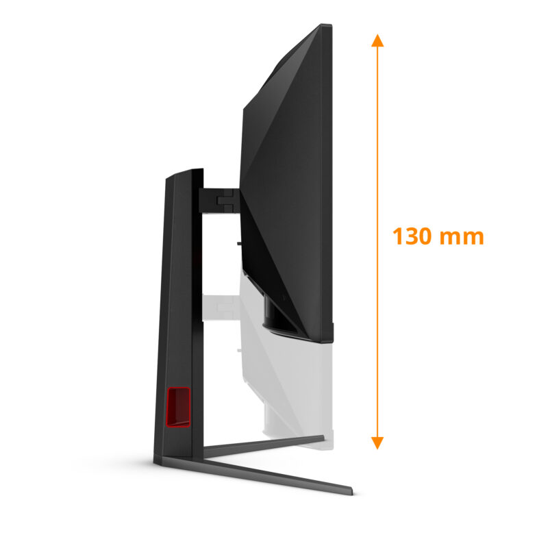 AOC G4 CU34G4 Monitor PC 86,4 cm (34") 3440 x 1440 Pixel Wide Quad HD LED Nero, Rosso