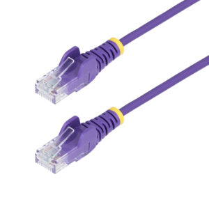 StarTech.com Cavo Ethernet CAT6 Viola da 3m; Patch UTP con Plug RJ45 Antigroviglio e Rilievi di Trazione, Cavo Lan Slim in Rame Puro 28AWG, Sottoposto a test Fluke immagine principale StarTech.com Cavo Ethernet CAT6 Viola da 1,5m; Patch UTP con Plug RJ45 Antigroviglio e Rilievi di Trazione, Cavo Lan Slim in Rame Puro 28AWG, Sottoposto a test Fluke