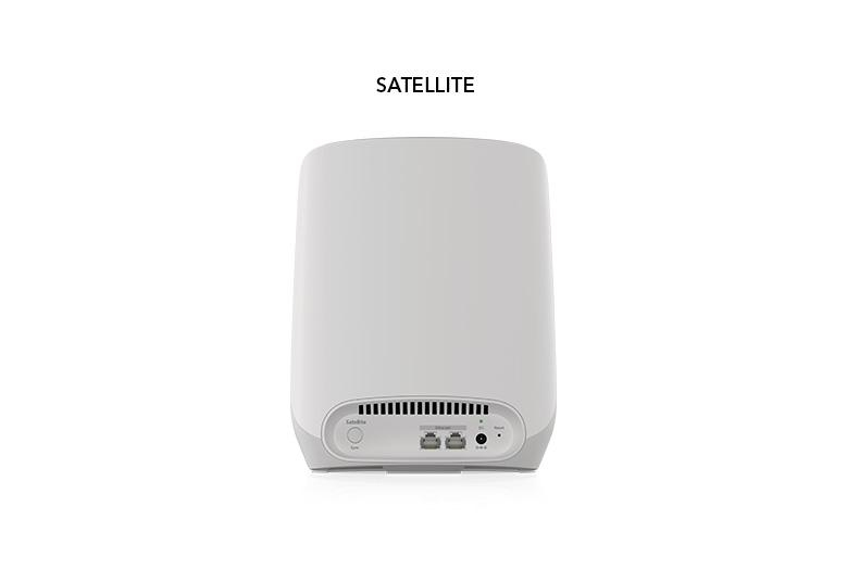 NETGEAR Orbi RBS760 Banda tripla (2.4 GHz/5 GHz/5 GHz) Wi-Fi 6 (802.11ax) Bianco 2 Interno