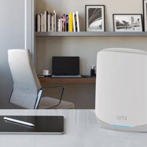 NETGEAR Orbi RBS760 Banda tripla (2.4 GHz/5 GHz/5 GHz) Wi-Fi 6 (802.11ax) Bianco 2 Interno