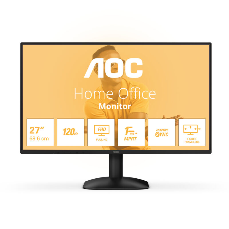 AOC B3 27B31H LED display 68,6 cm (27") 1920 x 1080 Pixel Full HD Nero immagine principale AOC B3 27B31H LED display 68,6 cm (27") 1920 x 1080 Pixel Full HD Nero