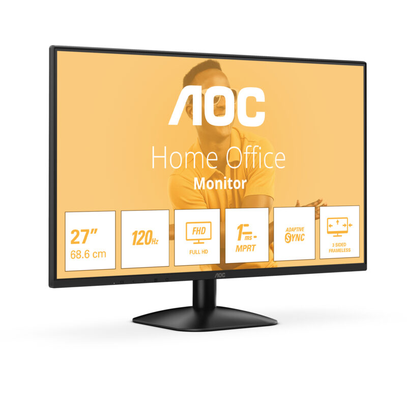 AOC B3 27B31H LED display 68,6 cm (27") 1920 x 1080 Pixel Full HD Nero immagine gallery 2 AOC B3 27B31H LED display 68,6 cm (27") 1920 x 1080 Pixel Full HD Nero