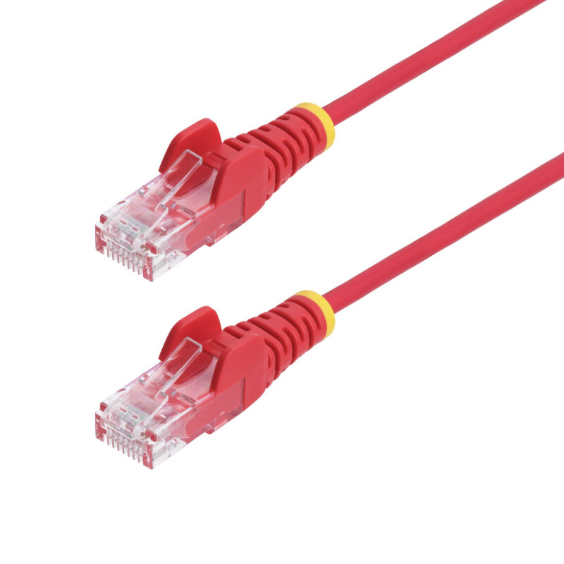 StarTech.com Cavo Ethernet CAT6 Rosso da 3m; Patch UTP con Plug RJ45 Antigroviglio e Rilievi di Trazione, Cavo Lan Slim in Rame Puro 28AWG, Sottoposto a test Fluke immagine principale StarTech.com N6PAT25CMRDS cavo di rete Rosso 0,25 m Cat6 U/UTP (UTP)