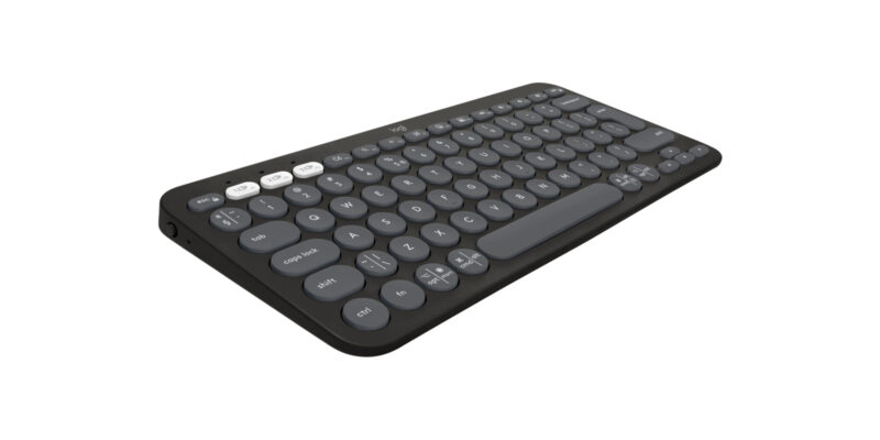 Logitech 920-012239 tastiera Mouse incluso Universale RF senza fili + Bluetooth QWERTY US International Grafite