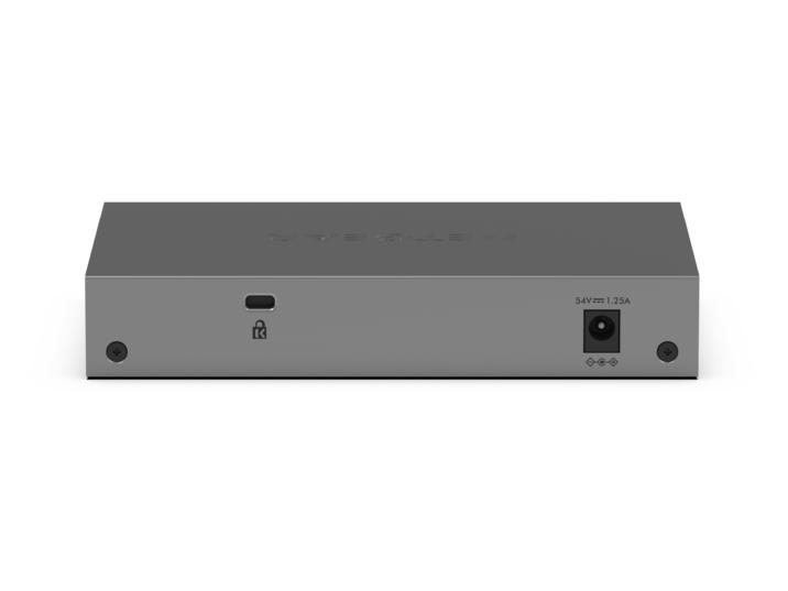 NETGEAR GS105P Non gestito Gigabit Ethernet (10/100/1000) Supporto Power over Ethernet (PoE) Montaggio da desktop/parete Grigio