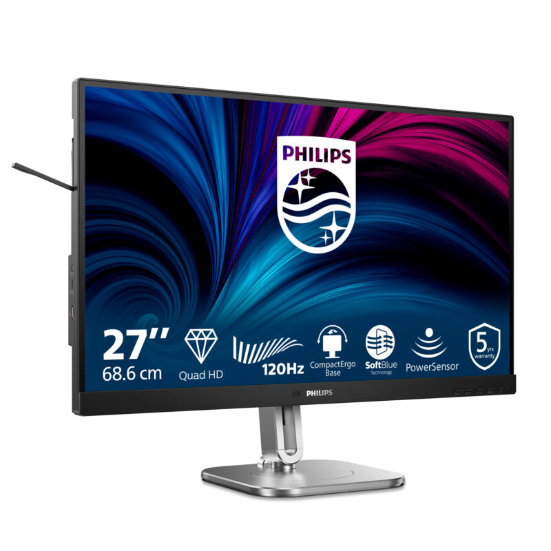Philips 4000 series 27B2N4500/00 Monitor PC 68,6 cm (27") 2560 x 1440 Pixel Quad HD LCD Grigio immagine gallery 2 Philips 4000 series 27B2N4500/00 Monitor PC 68,6 cm (27") 2560 x 1440 Pixel Quad HD LCD Grigio