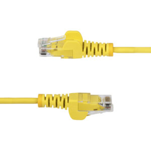 StarTech.com Cavo Ethernet CAT6 Giallo da 3m; Patch UTP con Plug RJ45 Antigroviglio e Rilievi di Trazione, Cavo Lan Slim in Rame Puro 28AWG, Sottoposto a test Fluke immagine gallery 3 StarTech.com N6PAT25CMYLS cavo di rete Giallo 0,25 m Cat6 U/UTP (UTP)