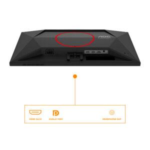AOC G4 25G4SRE Monitor PC 62,2 cm (24.5") 1920 x 1080 Pixel Full HD LED Nero, Rosso immagine gallery 3 AOC G4 25G4SRE Monitor PC 62,2 cm (24.5") 1920 x 1080 Pixel Full HD LED Nero, Rosso