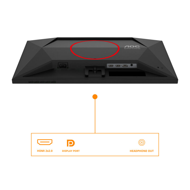 AOC G4 25G4SRE Monitor PC 62,2 cm (24.5") 1920 x 1080 Pixel Full HD LED Nero, Rosso immagine gallery 3 AOC G4 25G4SRE Monitor PC 62,2 cm (24.5") 1920 x 1080 Pixel Full HD LED Nero, Rosso