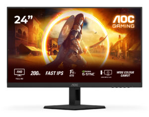 AOC G4 24G4HRE Monitor PC 60,5 cm (23.8") 1920 x 1080 Pixel Full HD LED Nero, Rosso immagine principale AOC G4 24G4HRE Monitor PC 60,5 cm (23.8") 1920 x 1080 Pixel Full HD LED Nero, Rosso