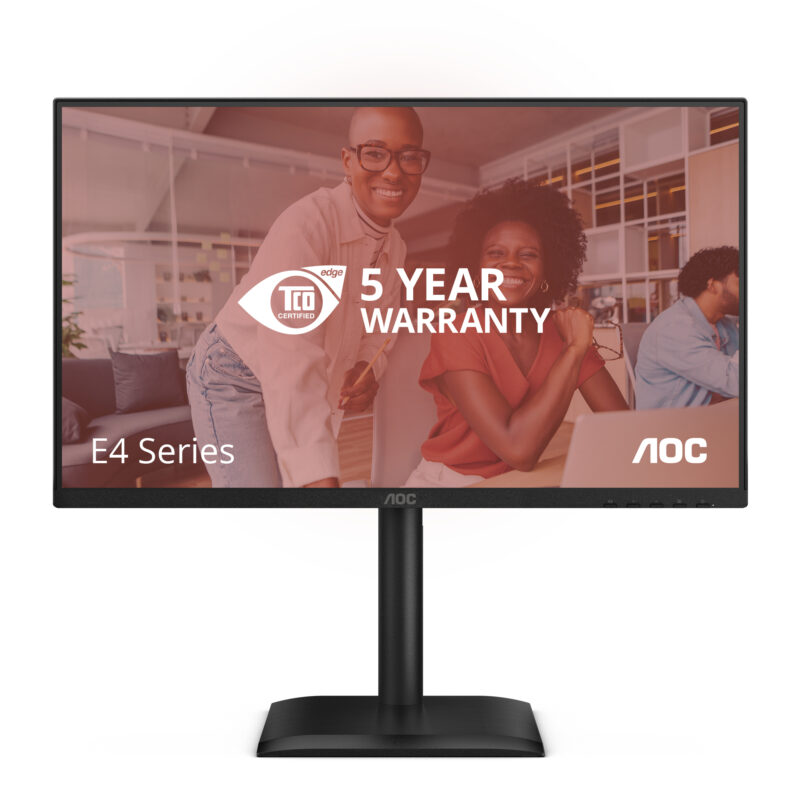 AOC 24E4U Monitor PC 60,5 cm (23.8") 1920 x 1080 Pixel Full HD LED Nero