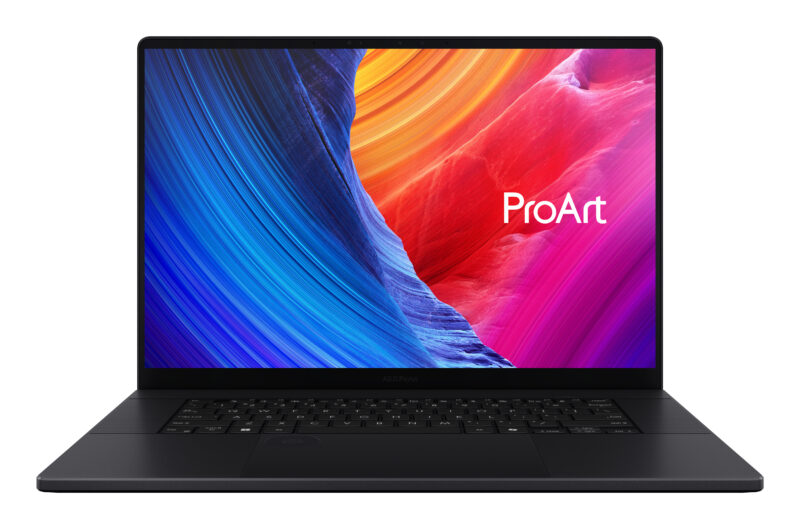ASUS ProArt P16 H7606WP-SR230X Copilot+ PC AMD Ryzen AI 9 HX 370 Computer portatile 40,6 cm (16") Touch screen 3K 32 GB LPDDR5x-SDRAM 2 TB SSD NVIDIA GeForce RTX 5070 Wi-Fi 7 (802.11be) Windows 11 Pro Nero