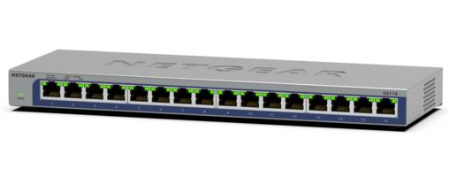 NETGEAR GS116 Non gestito L2 Gigabit Ethernet (10/100/1000) Nero