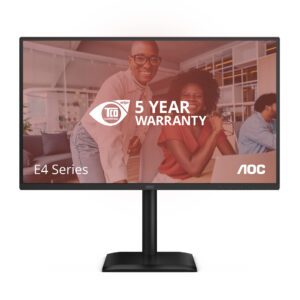 AOC 27E4U Monitor PC 68,6 cm (27") 1920 x 1080 Pixel Full HD LED Nero immagine principale AOC 27E4U Monitor PC 68,6 cm (27") 1920 x 1080 Pixel Full HD LED Nero