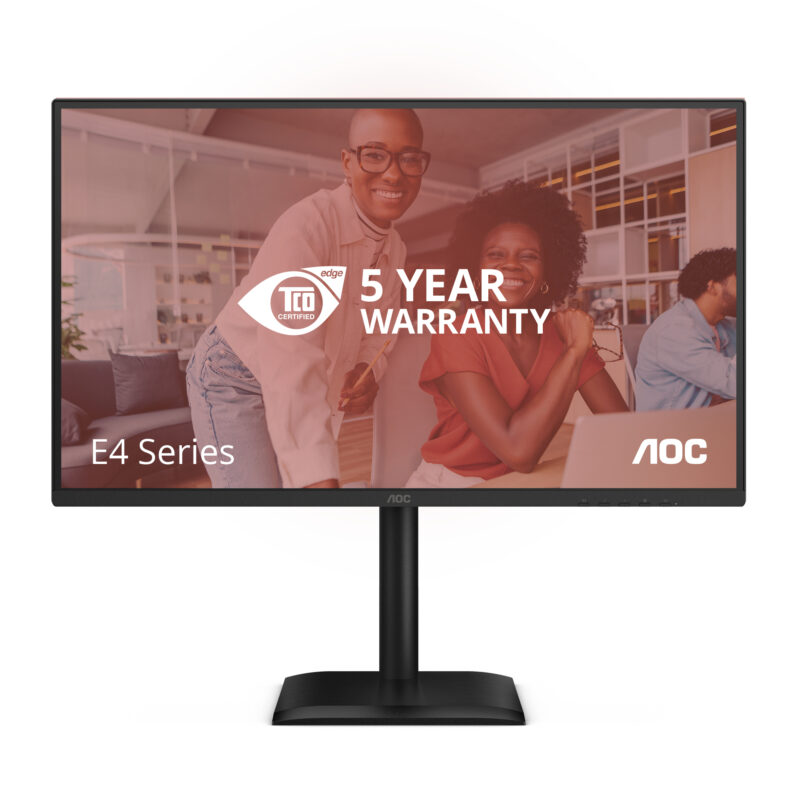 AOC 27E4U Monitor PC 68,6 cm (27") 1920 x 1080 Pixel Full HD LED Nero immagine principale AOC 27E4U Monitor PC 68,6 cm (27") 1920 x 1080 Pixel Full HD LED Nero