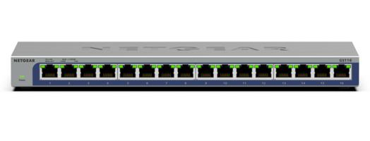 NETGEAR GS116 Non gestito L2 Gigabit Ethernet (10/100/1000) Nero