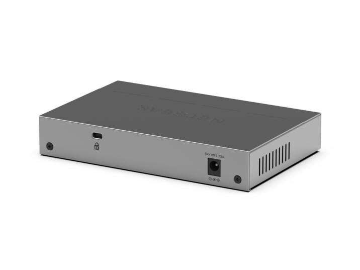 NETGEAR GS105P Non gestito Gigabit Ethernet (10/100/1000) Supporto Power over Ethernet (PoE) Montaggio da desktop/parete Grigio