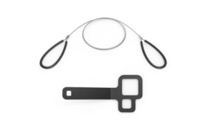 Compulocks RTM01 cavo di sicurezza Nero, Argento immagine principale Compulocks RTM01 cavo di sicurezza Nero, Argento