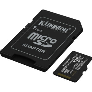 Kingston Technology 128GB microSDXC Canvas Select Plus Gen3 150MB/s A1 (Adattatore SD incluso)