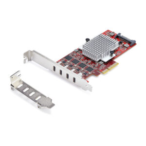 StarTech.com Scheda PCIe USB-C a 4 Porte, USB 3.2 10Gbps, Scheda di Espansione PCI Express USB Type-C con 4 Controller USB Indipendenti, Windows/Linux/macOS, TAA immagine principale StarTech.com Scheda PCIe USB-C a 4 Porte, USB 3.2 10Gbps, Scheda di Espansione PCI Express USB Type-C con 4 Controller USB Indipendenti, Windows/Linux/macOS, TAA