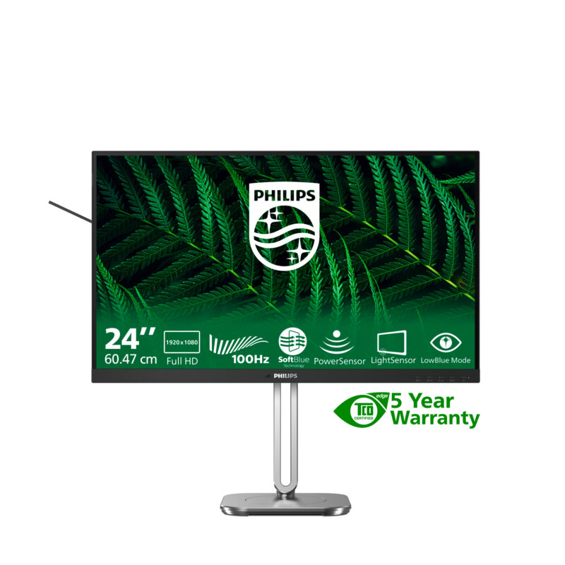 Philips 5000 series 24B2G5200/00 Monitor PC 60,5 cm (23.8") 1920 x 1080 Pixel Full HD LCD Antracite immagine gallery 3 Philips 5000 series 24B2G5200/00 Monitor PC 60,5 cm (23.8") 1920 x 1080 Pixel Full HD LCD Antracite