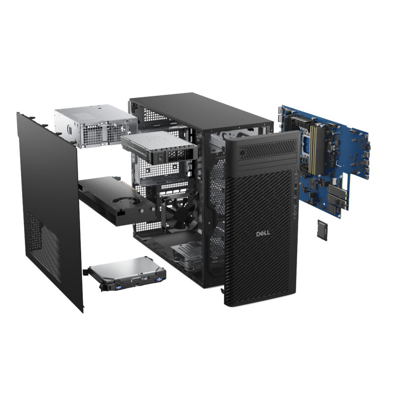 DELL Pro Max T2 FCT2250 Intel Core Ultra 9 285K 64 GB DDR5-SDRAM 1 TB SSD Windows 11 Pro Tower PC Nero