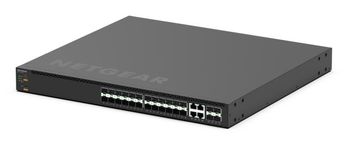 NETGEAR MSM4328F Gestito L3 10G Ethernet (100/1000/10000) 1U Nero