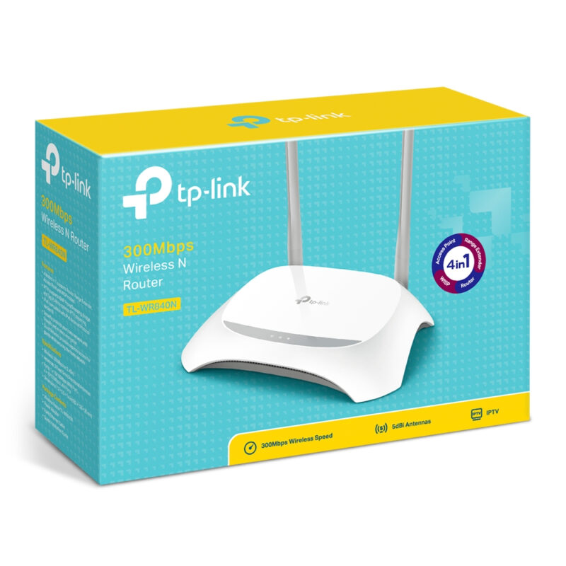 TP-Link TL-WR840N router wireless Fast Ethernet Banda singola (2.4 GHz) Grigio, Bianco immagine gallery 4 TP-Link TL-WR840N router wireless Fast Ethernet Banda singola (2.4 GHz) Grigio, Bianco