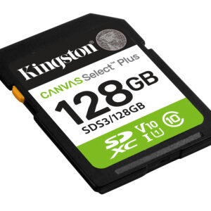 Kingston Technology 128GB SDXC Canvas Select Plus Gen3 150MB/s C10 UHS-I U1 V10 immagine gallery 2 Kingston Technology 128GB SDXC Canvas Select Plus Gen3 150MB/s C10 UHS-I U1 V10