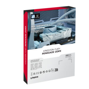 Kingston Technology FURY 24GB 8800MT/s DDR5 CL42 CUDIMM Renegade White