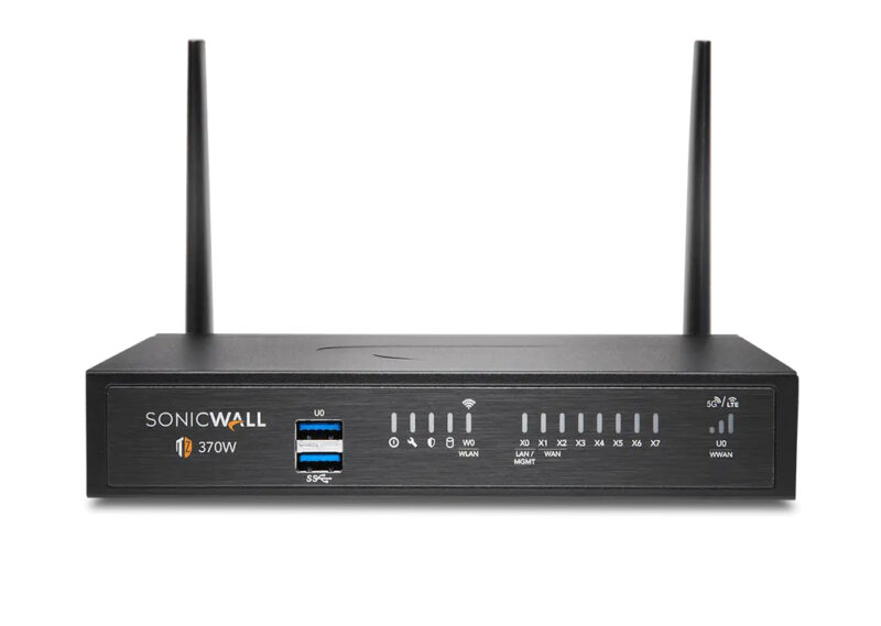SonicWall TZ370W firewall (hardware) Desktop 3 Gbit/s immagine principale SonicWall TZ370 firewall (hardware) Desktop 3 Gbit/s