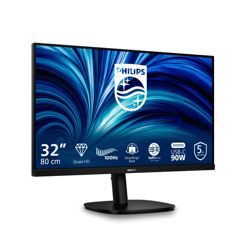 Philips 32B2U3601/00 Monitor PC 80 cm (31.5") 2560 x 1440 Pixel Quad HD LCD Nero immagine gallery 3 Philips 32B2U3601/00 Monitor PC 80 cm (31.5") 2560 x 1440 Pixel Quad HD LCD Nero