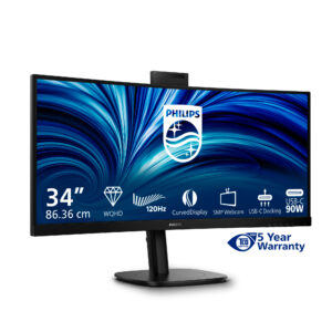 Philips 3000 series 34B2U3600CH/00 Monitor PC 86,4 cm (34") 3440 x 1440 Pixel Wide Quad HD LCD Nero