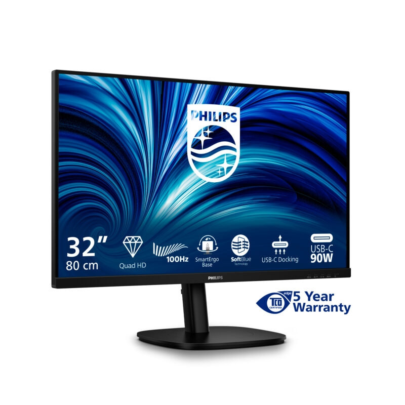 Philips 32B2U3601/00 Monitor PC 80 cm (31.5") 2560 x 1440 Pixel Quad HD LCD Nero immagine gallery 5 Philips 32B2U3601/00 Monitor PC 80 cm (31.5") 2560 x 1440 Pixel Quad HD LCD Nero