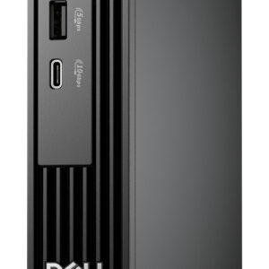 DELL Pro QCM1250 Intel® Core™ i3 i3-14100T 8 GB DDR5-SDRAM 512 GB SSD Windows 11 Pro Micro PC Mini PC Nero