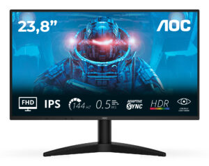 AOC 24B36X Monitor PC 60,5 cm (23.8") 1920 x 1080 Pixel Full HD LED Nero immagine principale AOC 24B36X Monitor PC 60,5 cm (23.8") 1920 x 1080 Pixel Full HD LED Nero