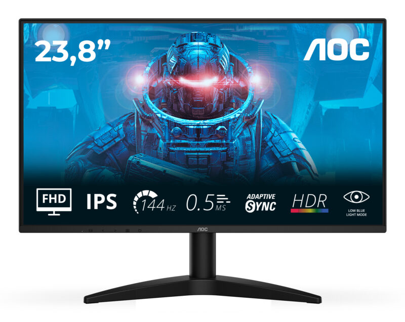 AOC 24B36X Monitor PC 60,5 cm (23.8") 1920 x 1080 Pixel Full HD LED Nero