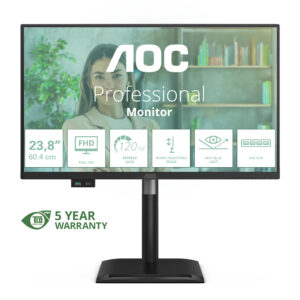 AOC 24P4U Monitor PC 60,5 cm (23.8") 1920 x 1080 Pixel Full HD Nero
